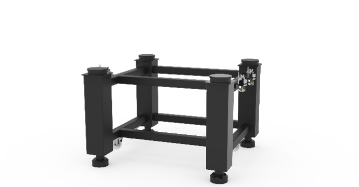 Air-floating automatic balance anti-vibration table